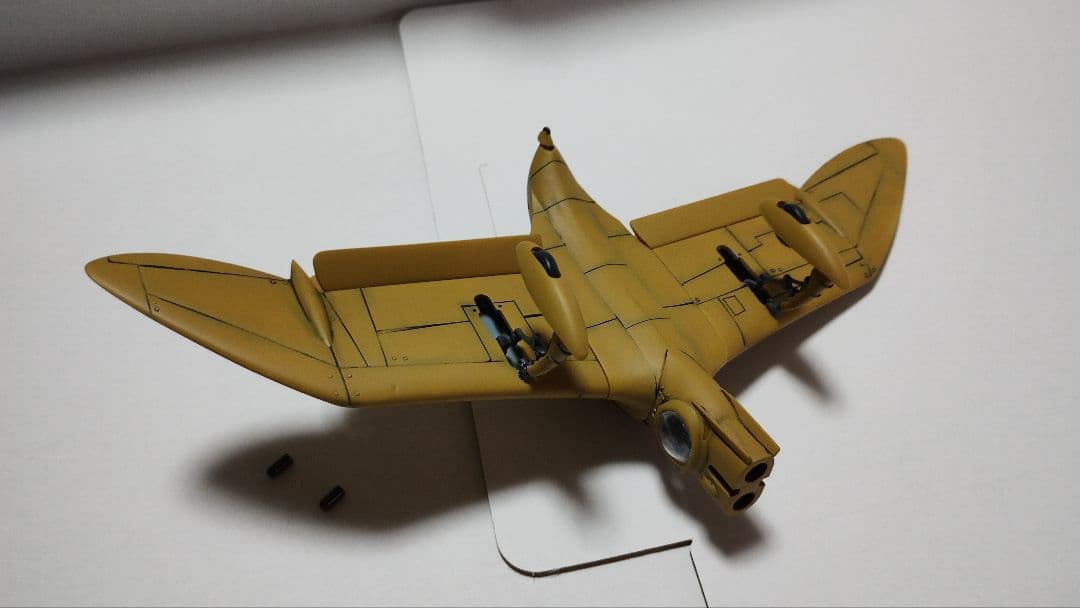 プラモデル完成機　1/72　風の谷のガンシップ(No.2)
