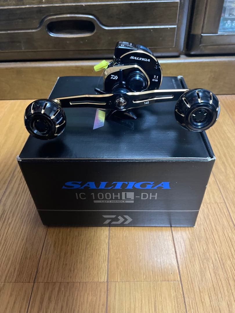 美品 ダイワ 21ソルティガ IC 100HL-DH