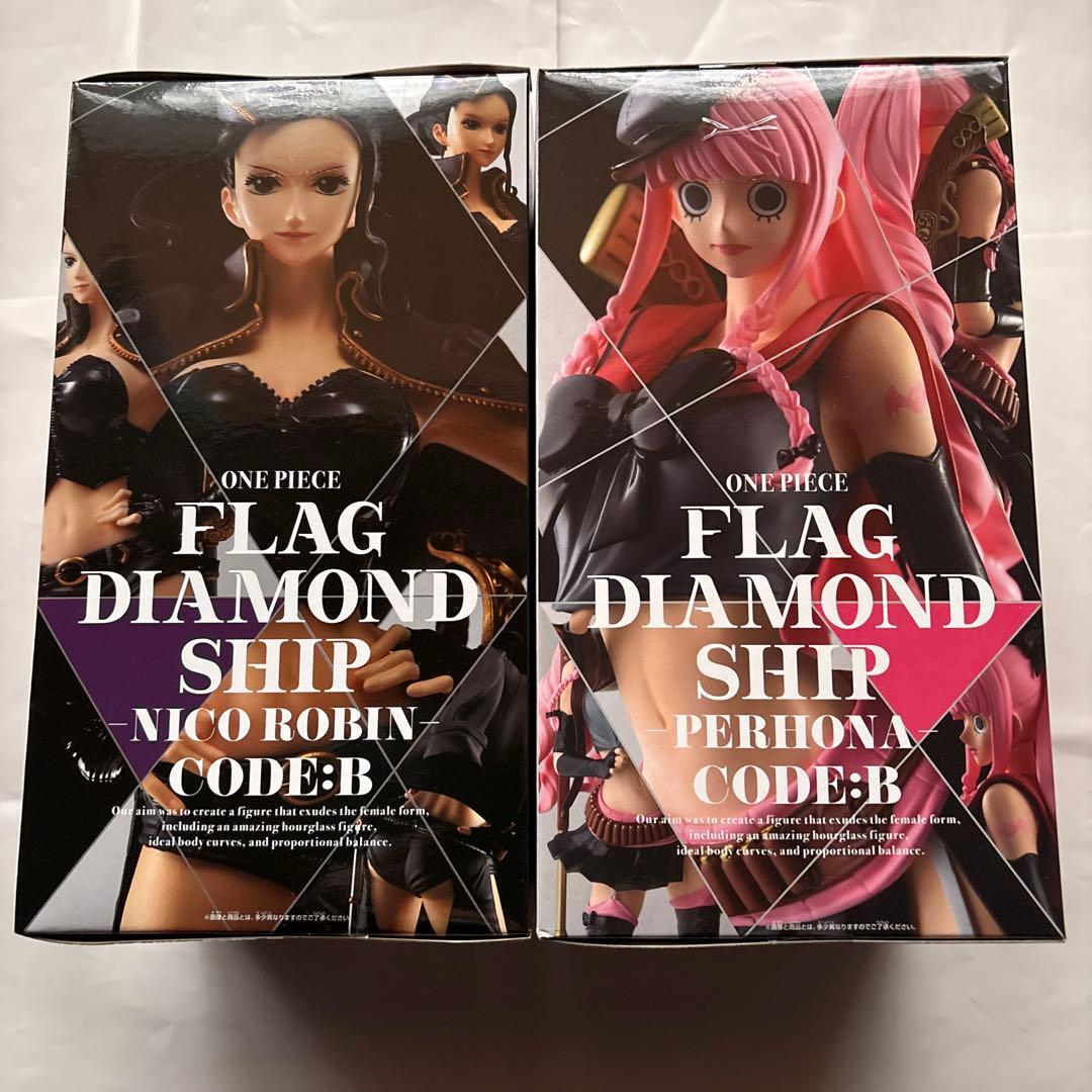 ワンピース FLAG DIAMOND SHIP ロビン・ペローナセット売り