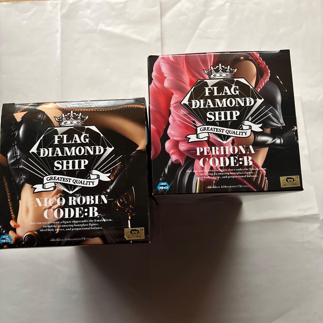 ワンピース FLAG DIAMOND SHIP ロビン・ペローナセット売り