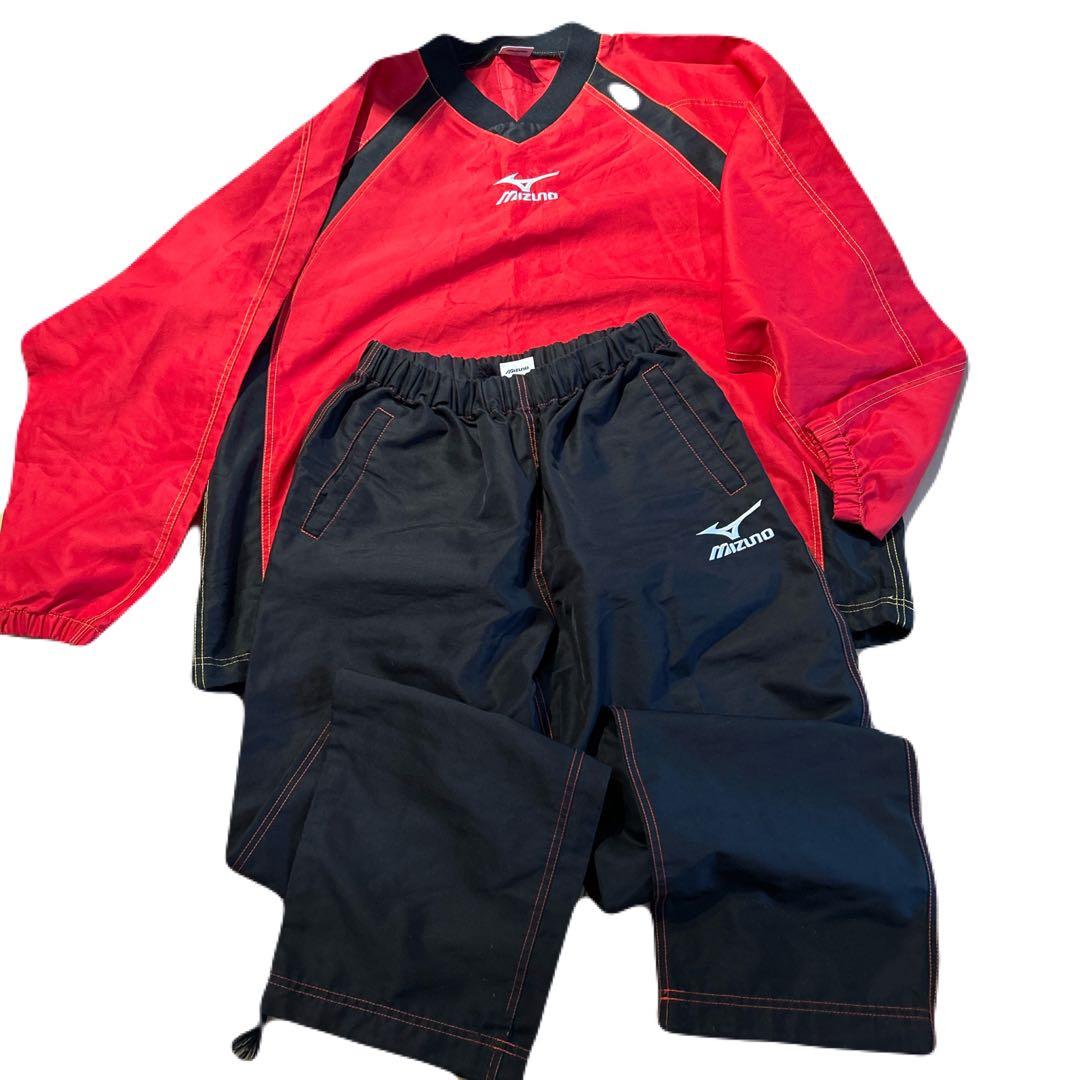 Mizuno ウォームアップウェア レッド/ブラック　XO