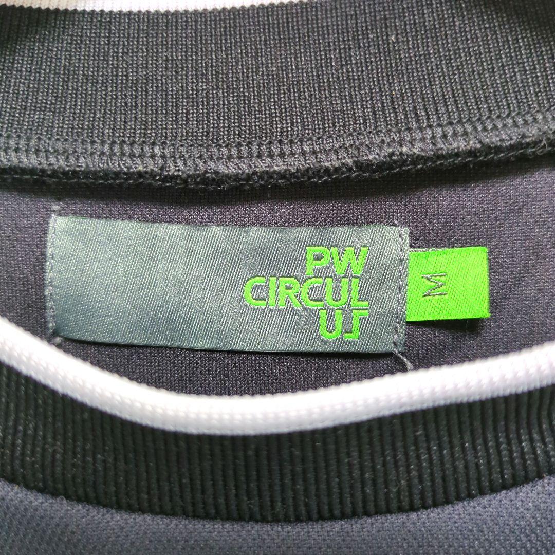 PW CIRCULUS ピーダブリュ サーキュラス モックネックシャツ 黒 M