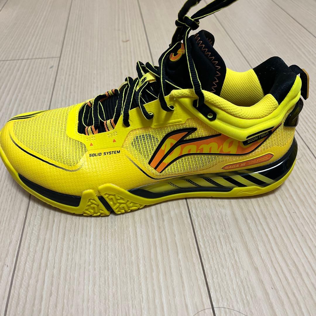 バドミントンシューズ　リーニン　イエロー　26.5cm