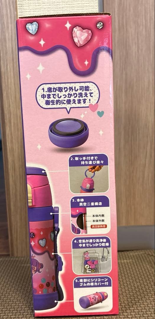 しなこちゃん×sokomoそこまで洗える３WAYキッズボトル　新品未使用