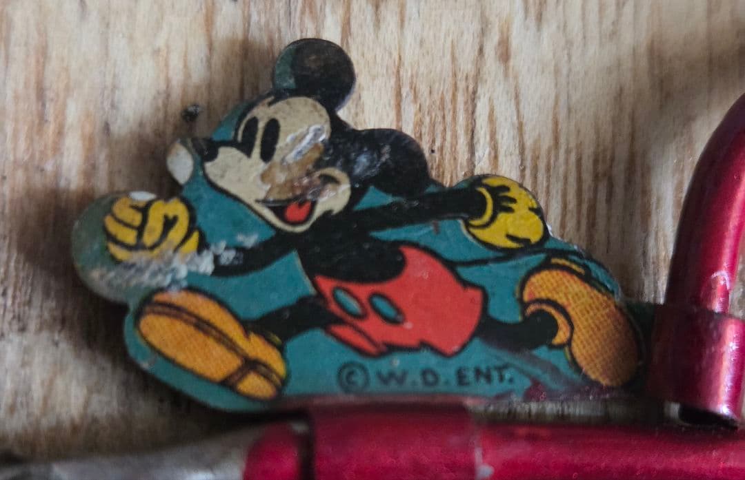 ディズニー　アンティーク ミッキーマウス　ミニ　はさみ