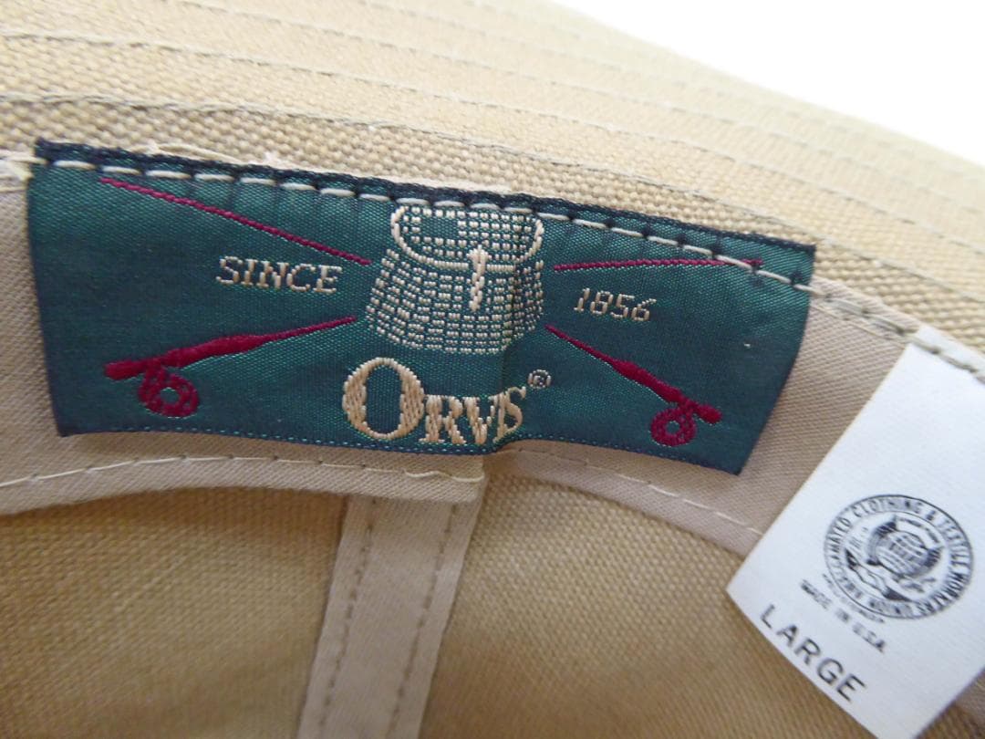 未使用　長期保管品　ORVIS フィッシングハット 90's USA