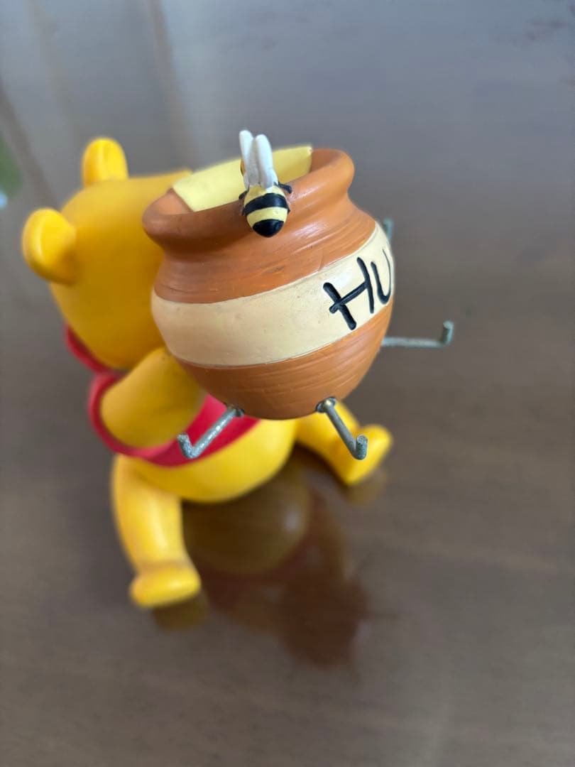 プーさん ハチミツ壺 フィギュア 鍵かけスタンド