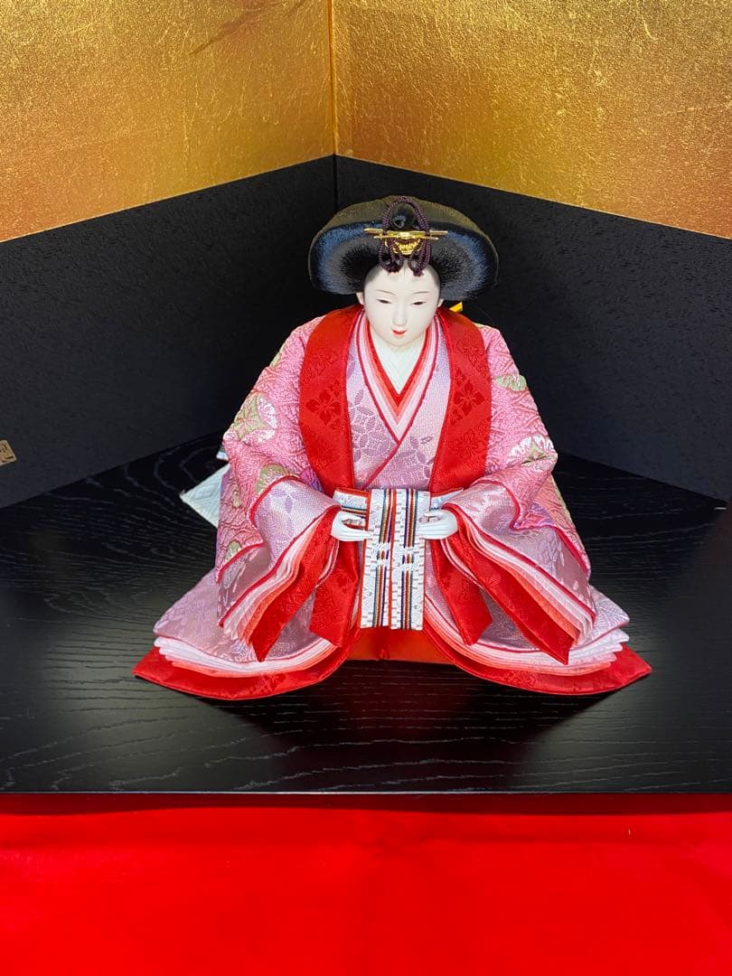 東京久月　雛人形　立親王平飾りセット・間口約５０×奥行約３０×高さ約５４㎝