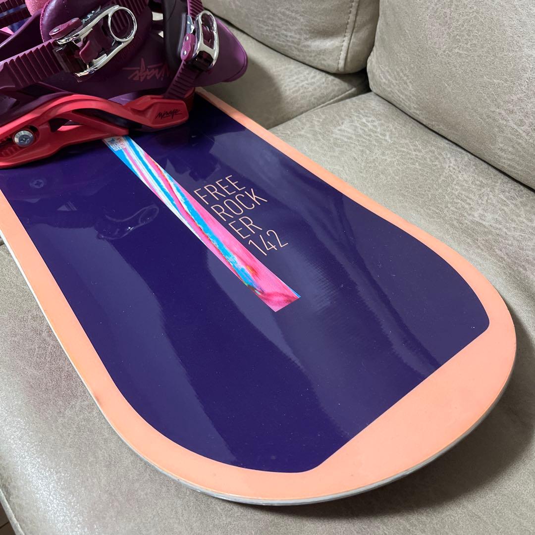 ROME FREE ROCKER 142 × SALOMON Mirage M