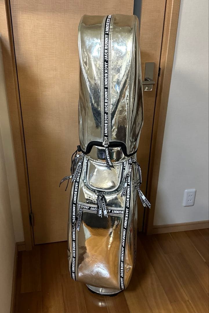 ジャックバニー　ドラえもん コラボ　キャディバッグ　シルバー　エナメル
