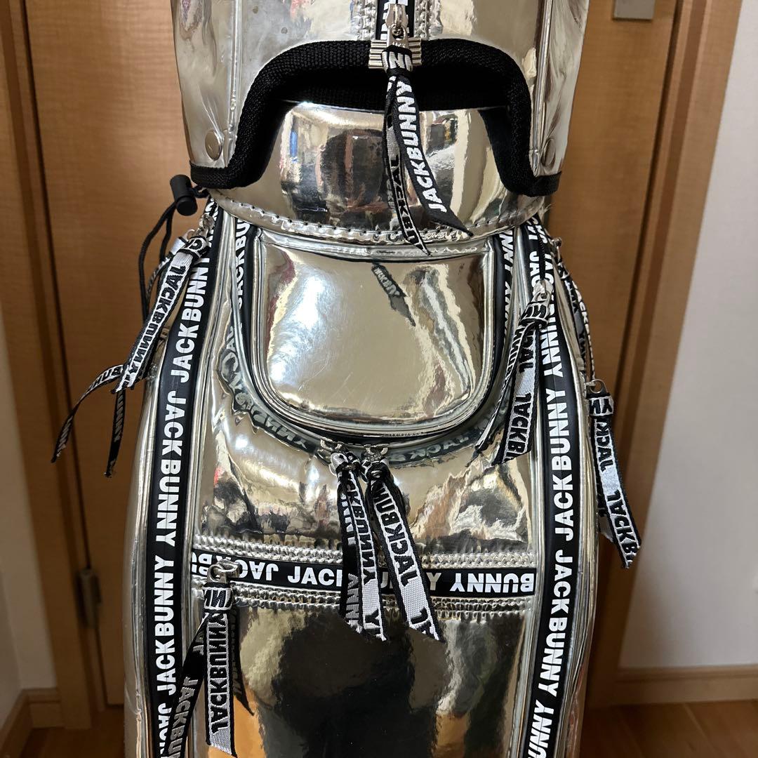 ジャックバニー　ドラえもん コラボ　キャディバッグ　シルバー　エナメル