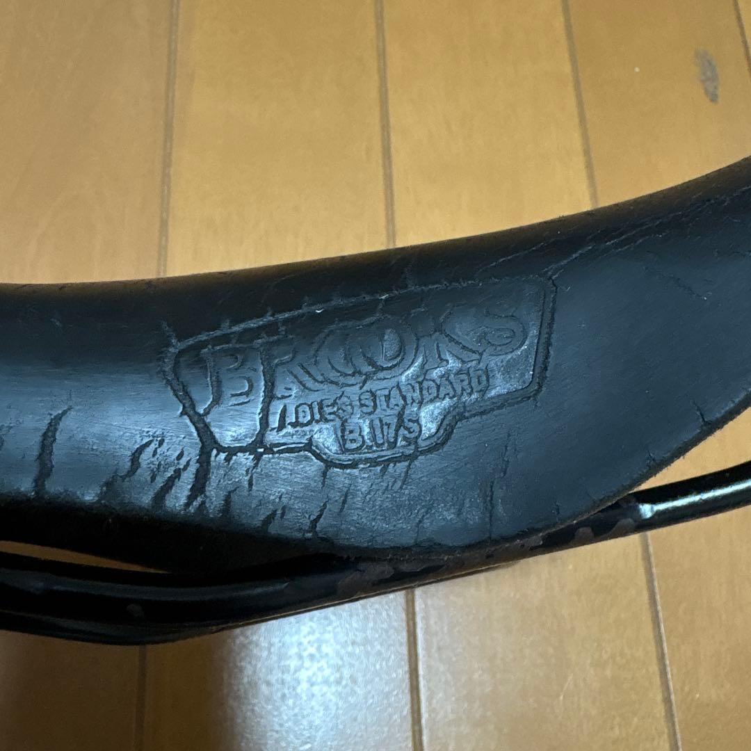 ブルックス レザーサドル brooks 黒