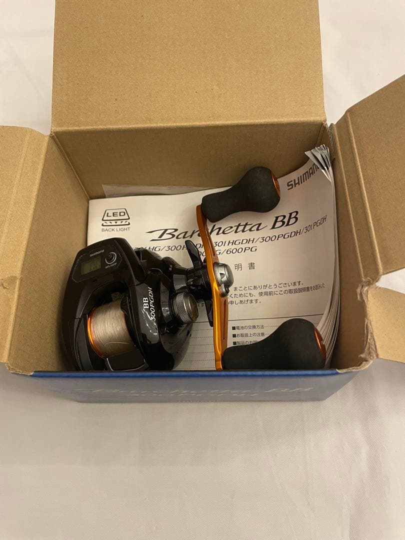❷美品 SHIMANO Barchetta BB 300PGDH リール 釣り