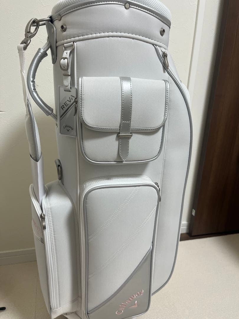 REVA ホワイト キャディバッグ　Callaway