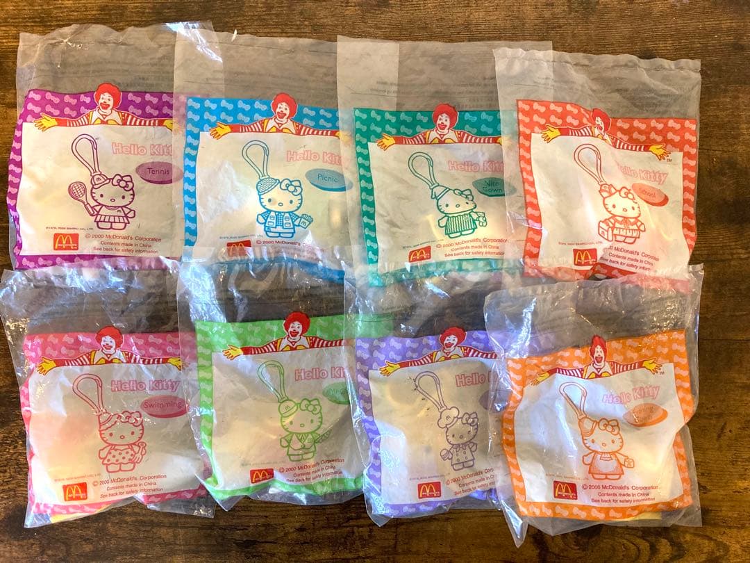 Hello Kitty マクドナルド2002ハッピーセット 8体未開封/コンプ