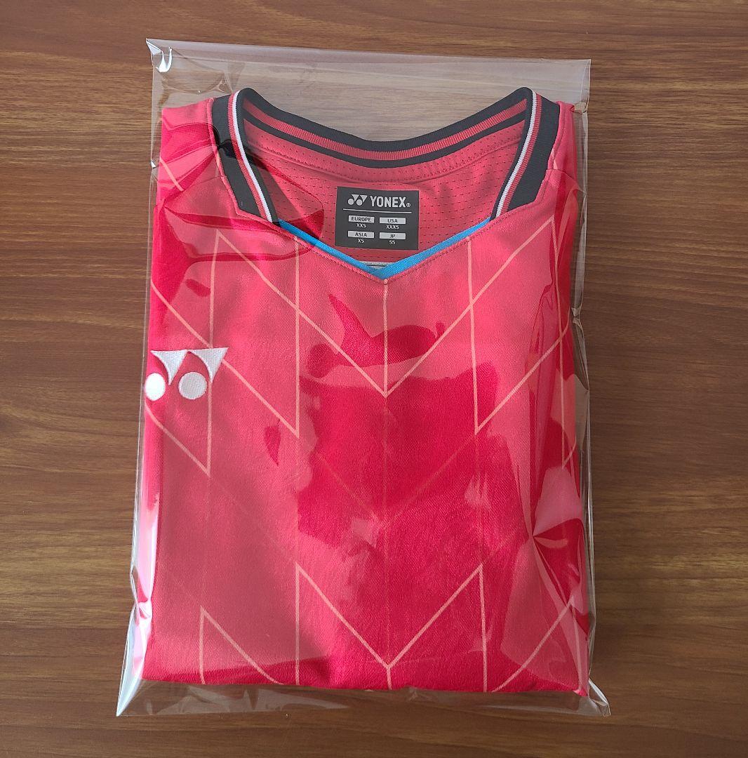 バドミントンゲームシャツ レッド JP SS YONEX10698(364)