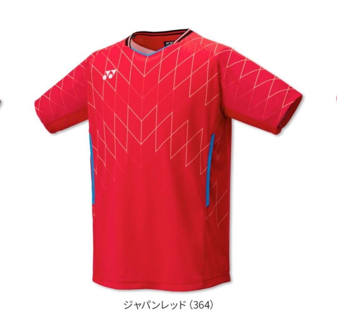バドミントンゲームシャツ レッド JP SS YONEX10698(364)