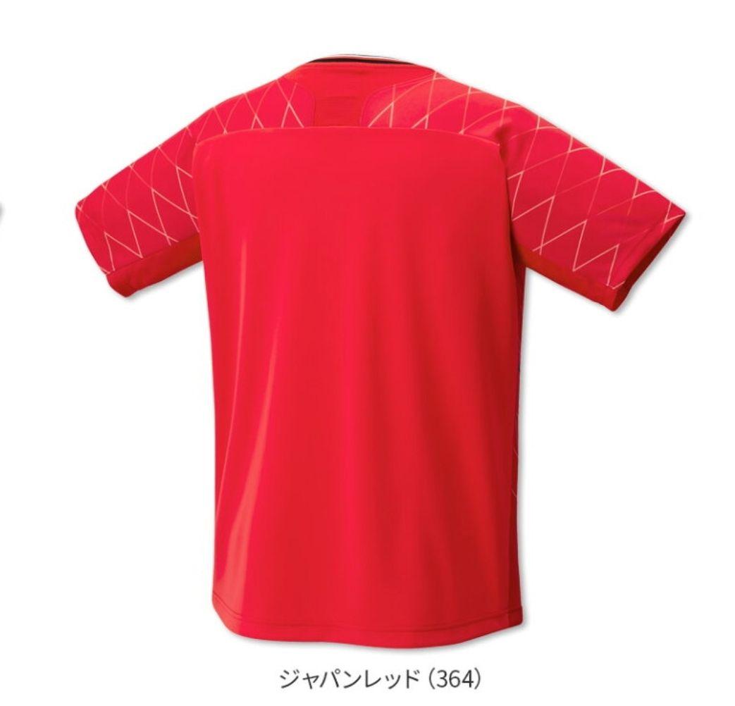 バドミントンゲームシャツ レッド JP SS YONEX10698(364)