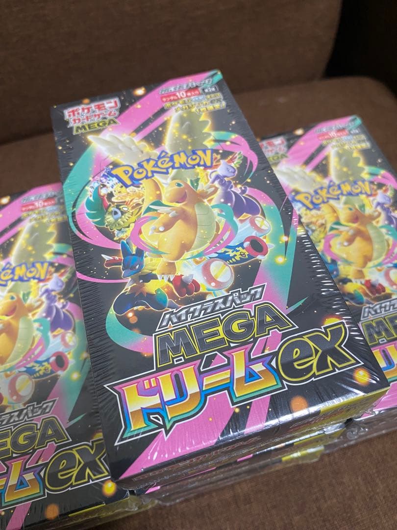 ポケモンカードゲーム MEGAドリームex シュリンク付き7BOX