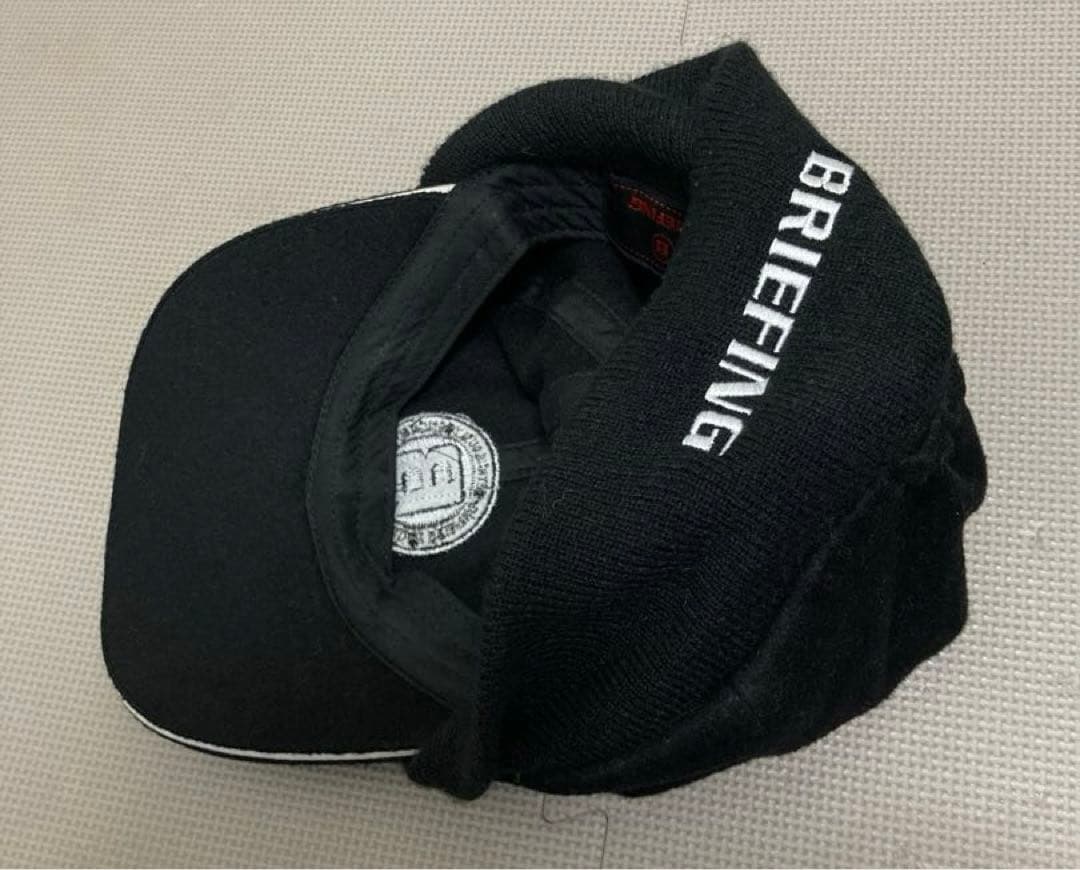ブリーフィングgolfゴルフ briedfing ニット帽　帽子　防寒