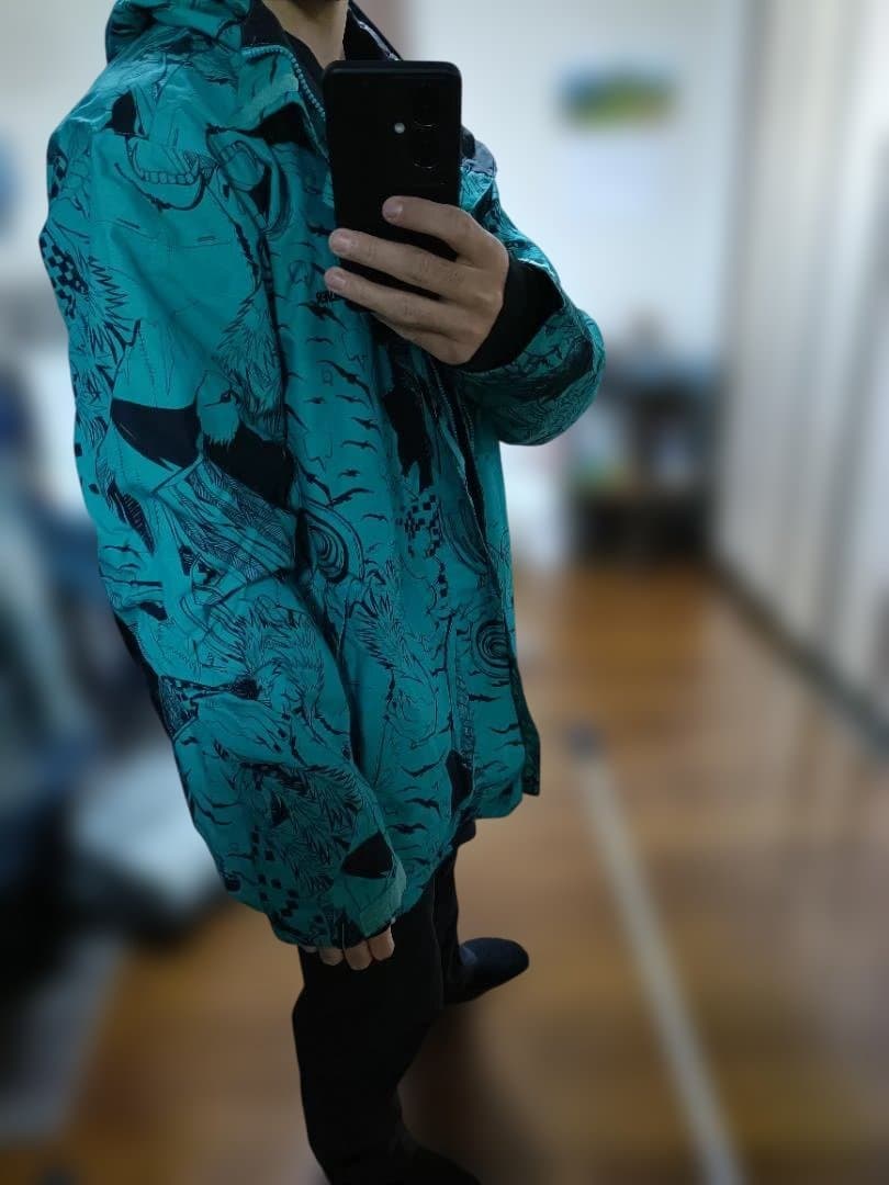 QUIKSILVER スノーボードジャケット 水色 L