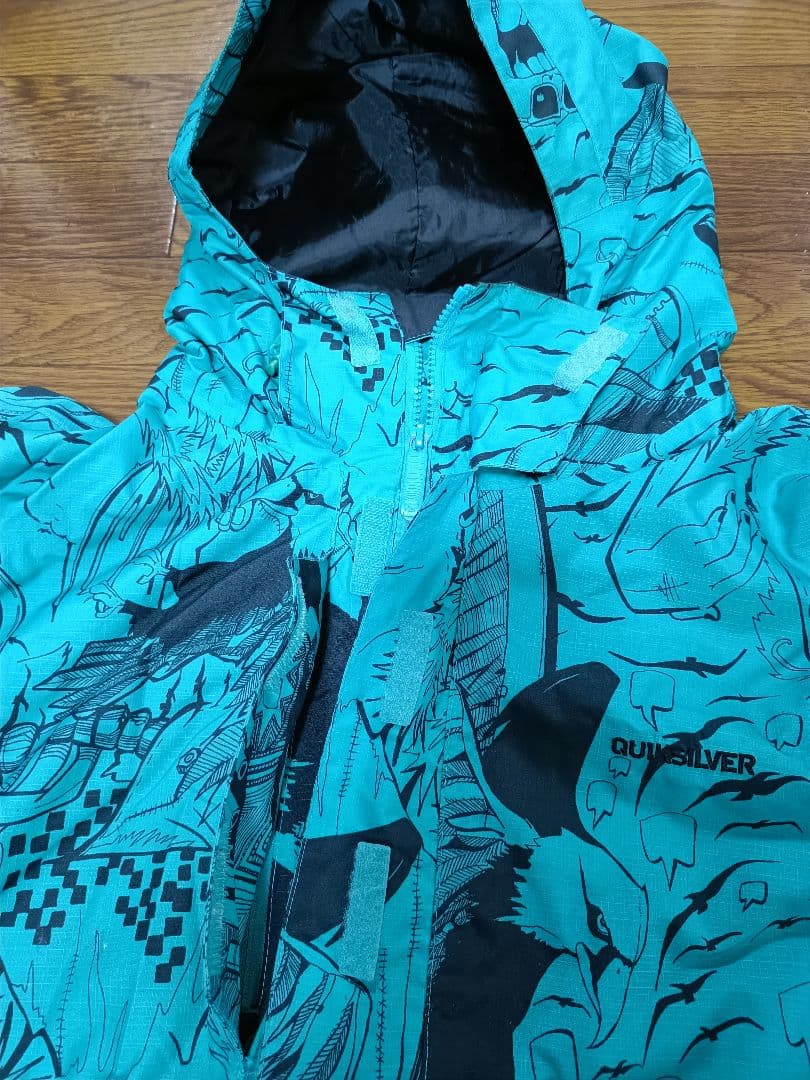 QUIKSILVER スノーボードジャケット 水色 L