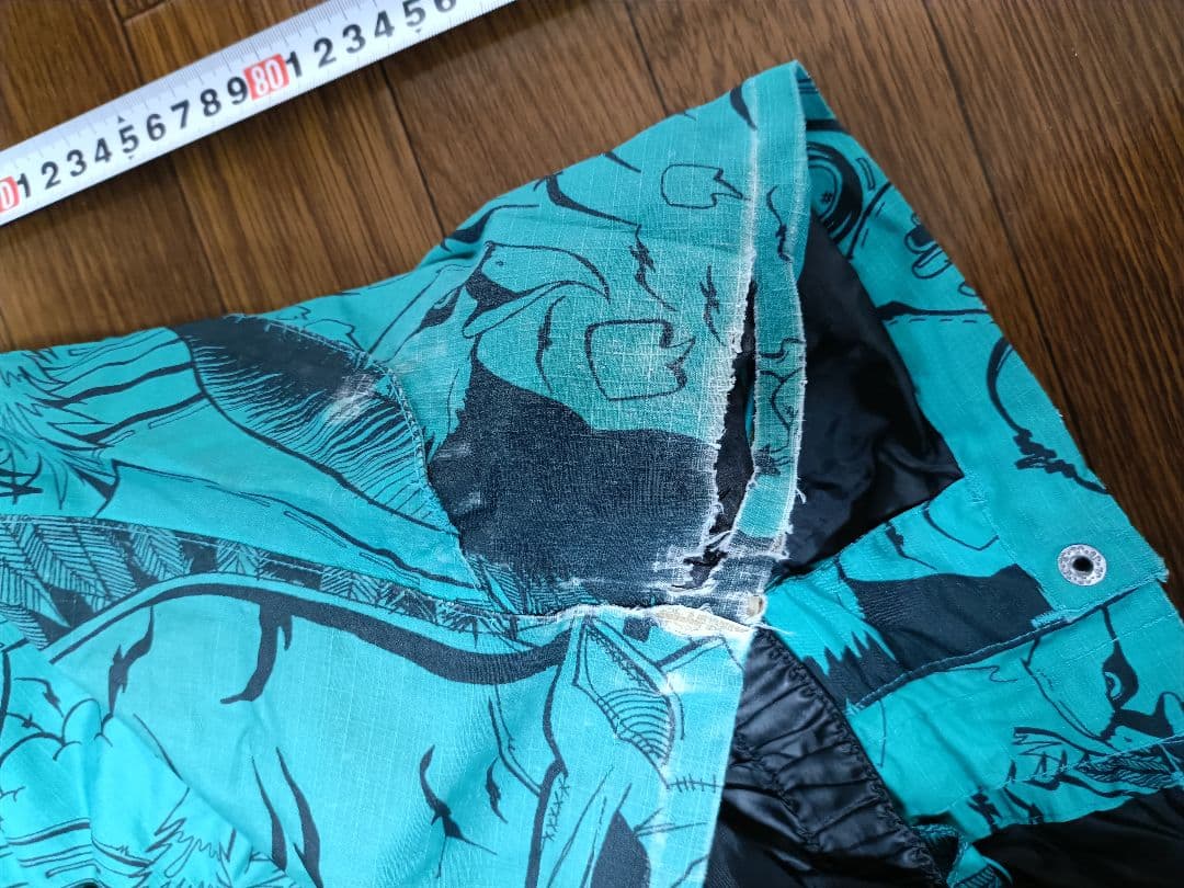 QUIKSILVER スノーボードジャケット 水色 L