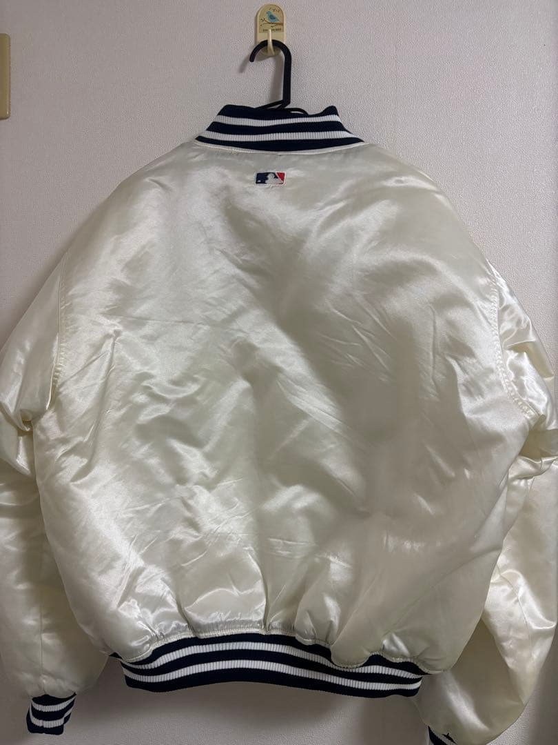 Yankees Majestic サテンジャケット L 希少カラー90s