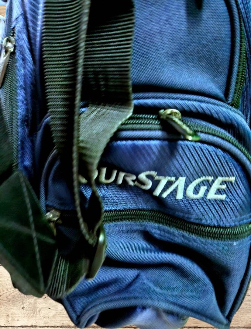 送料無料/美品　TourStage キャディバッグ ネイビー
