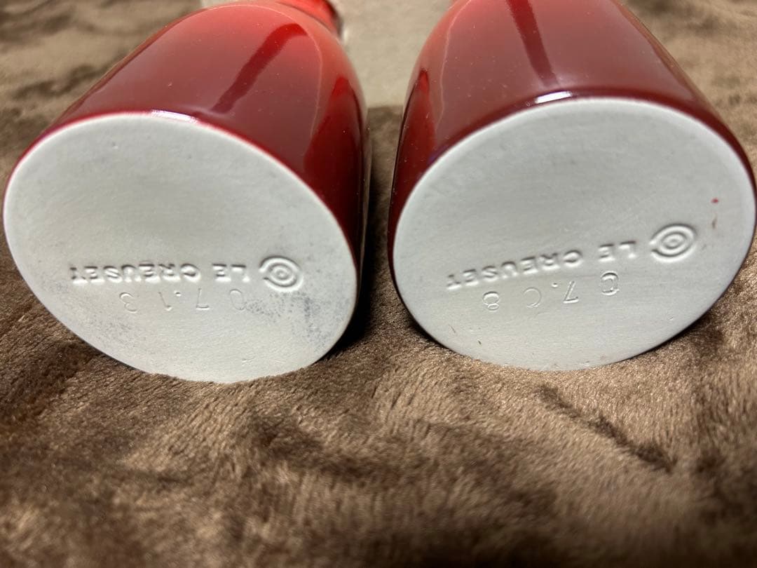 【新品】LE CREUSET ル・クルーゼ　オイル&ビネガーセット　赤