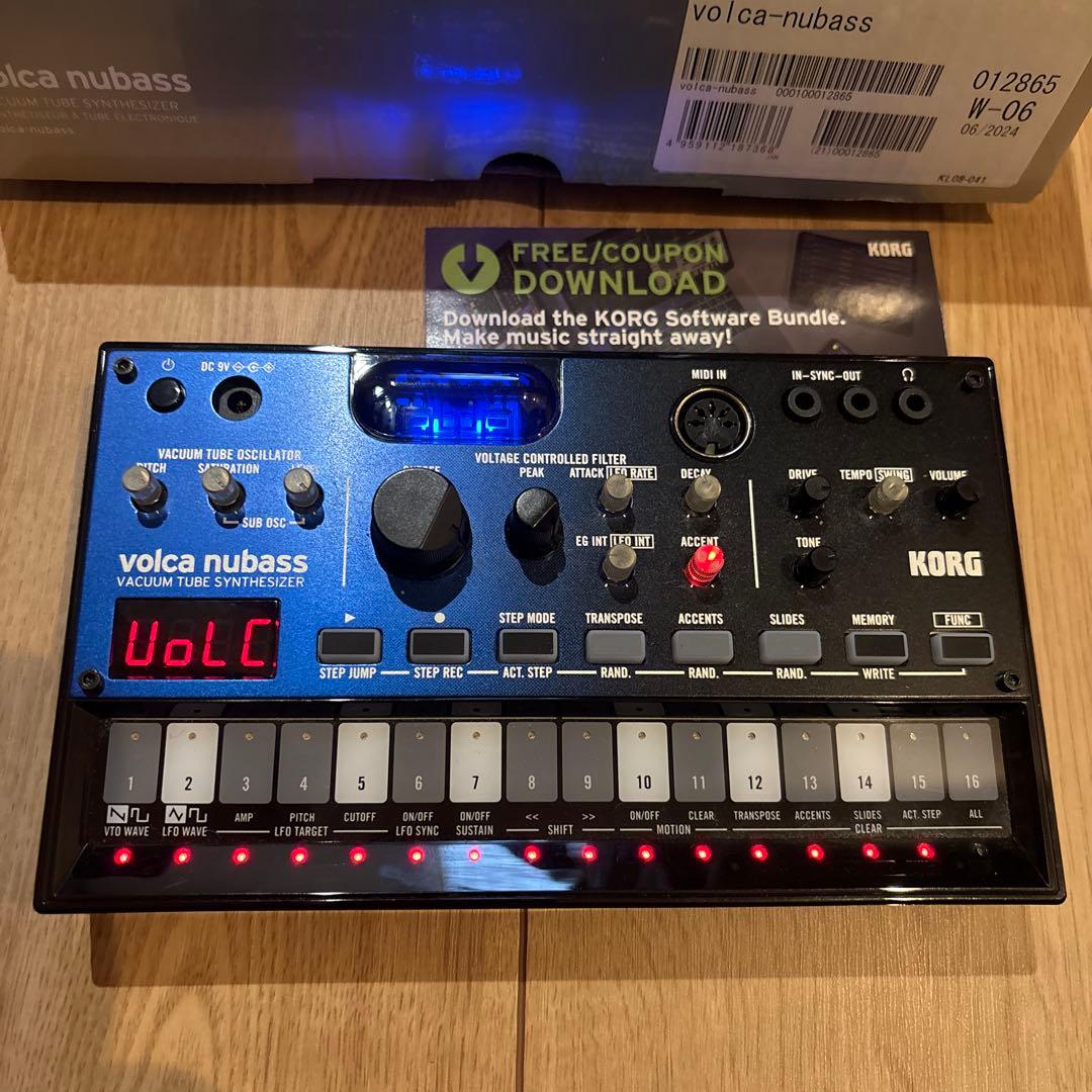 【美品】KORG volca nubass