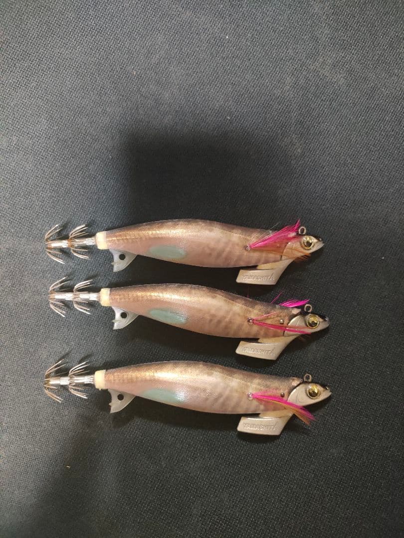 （極美品/美品）エギ王tr3.5号 30g 金アジ ラトル入り 3本セット