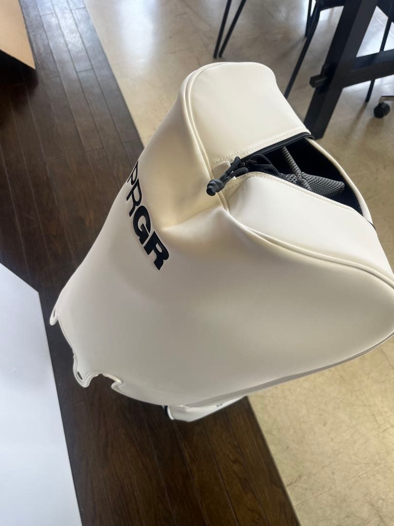 新品未使用PRGR ホワイト キャディバッグ