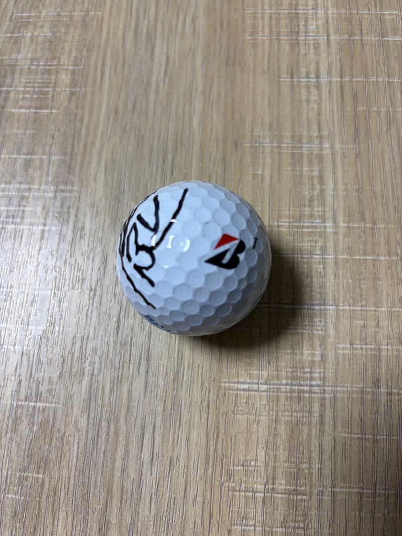 與語優奈　直筆サインボール　ネームオウンボール　女子プロゴルフ　JLPGA