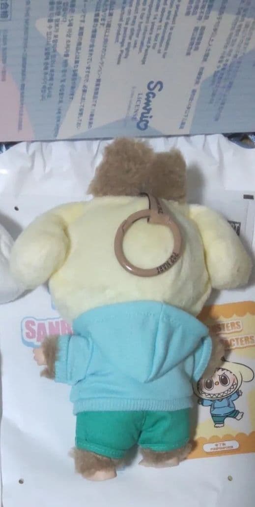 ラブブ サンリオ　ぬいぐるみペンダント　 ポチャッコ　ポムポムプリン　正規品