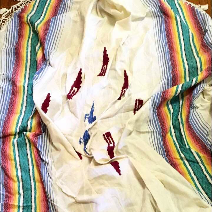 メキシコ オアハカhandmadeテーブルクロス＆クロス