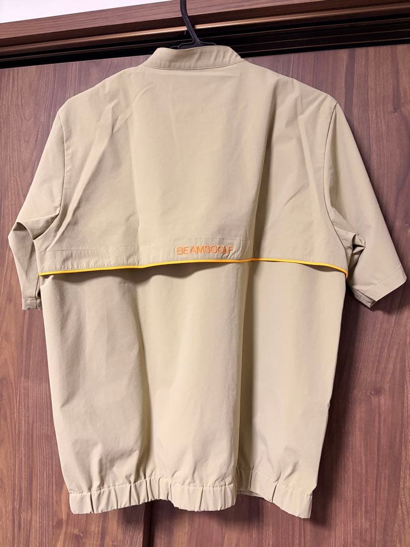 ビームスゴルフ ORANGE LABELハーフジップストレッチプルオーバー M