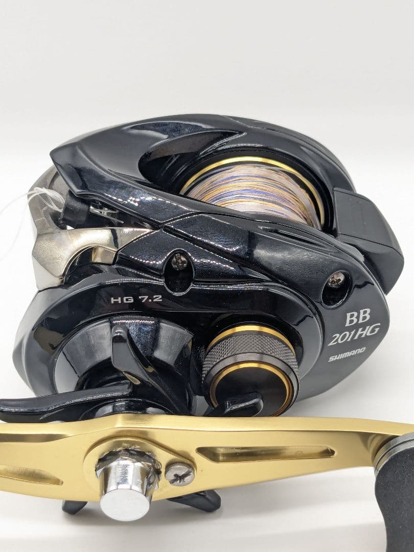 美品 SHIMANO GRAPPLER BB 201HG ベイトリール 左巻き