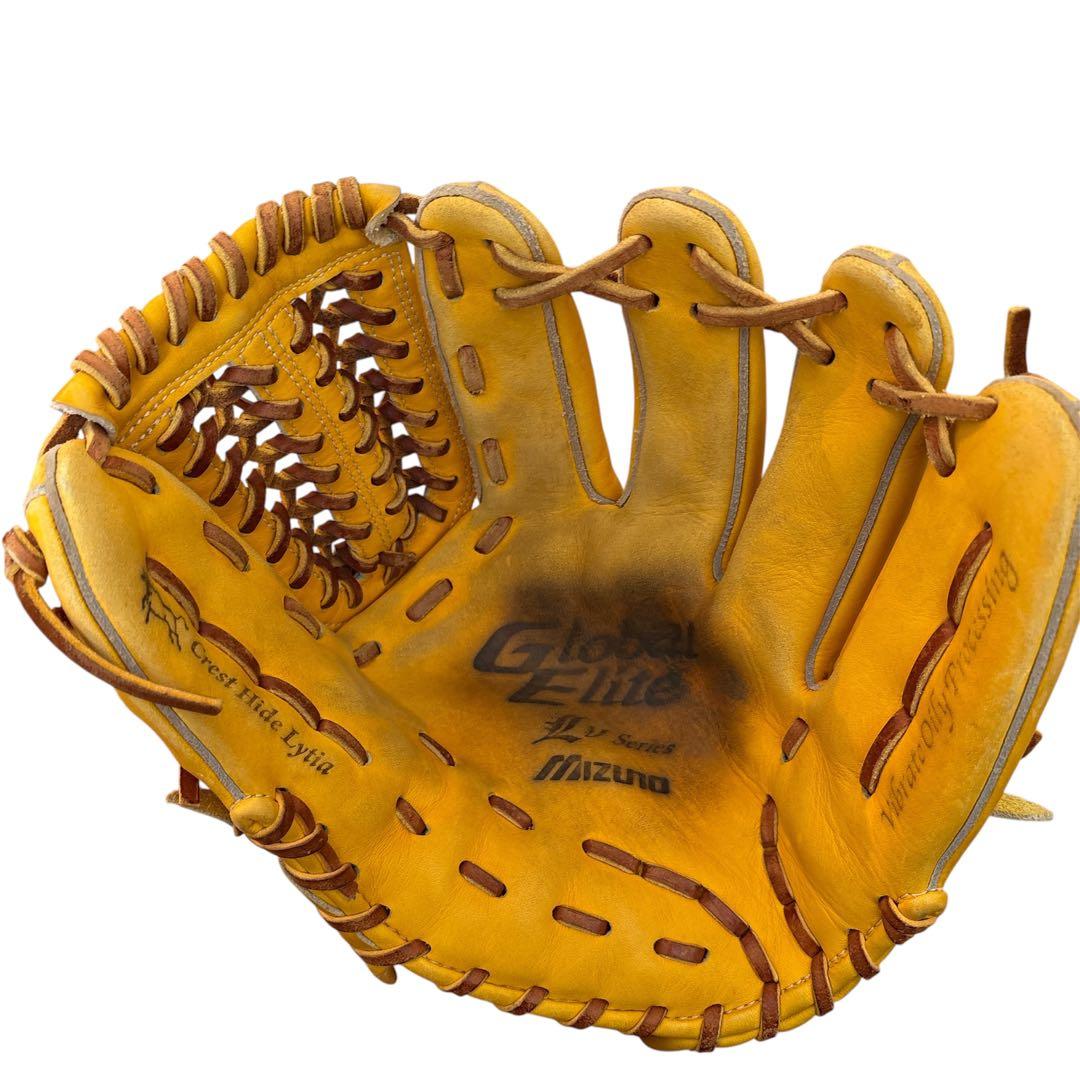 ミズノ　グローバルエリート軟式内野手用グローブ 旧ロゴ