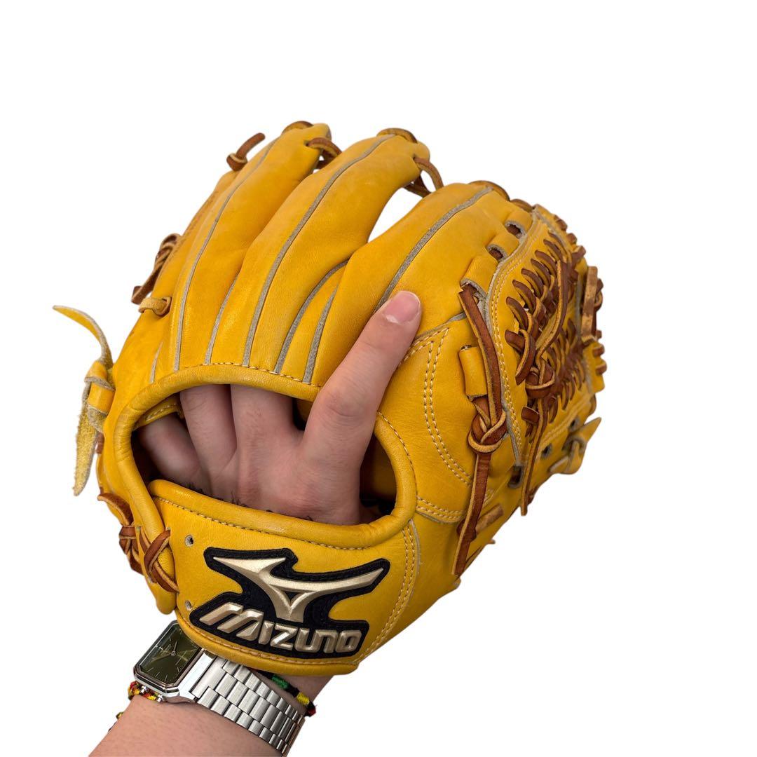 ミズノ　グローバルエリート軟式内野手用グローブ 旧ロゴ