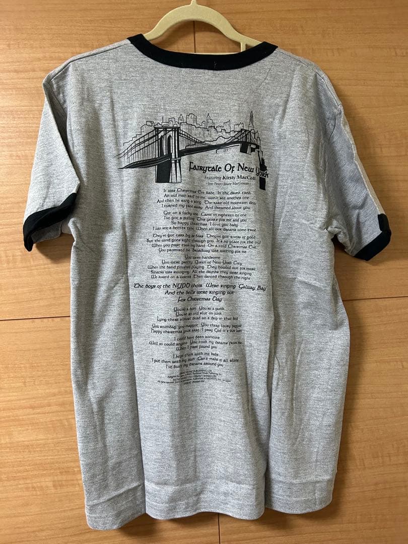 POGUES Fairytale of New York Lyric Tシャツ