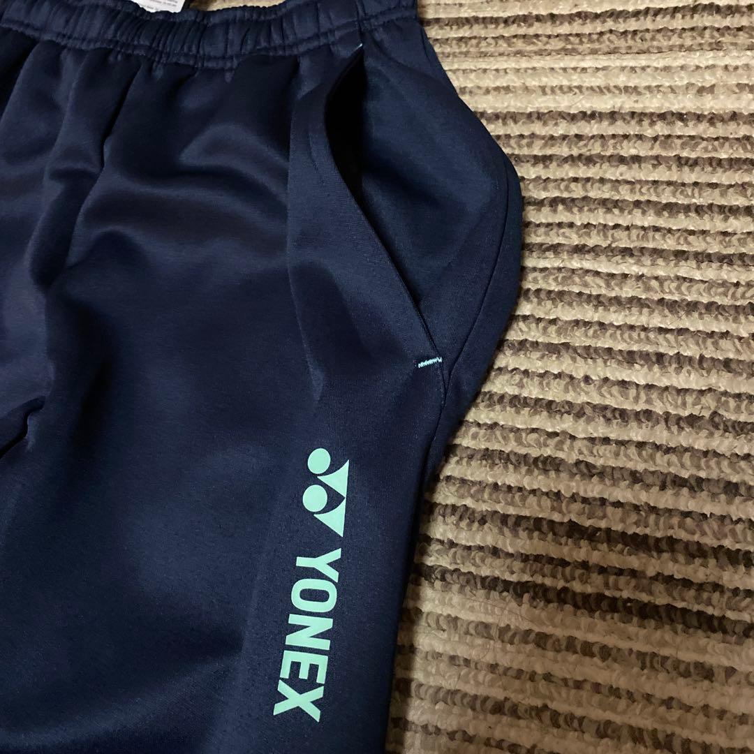 新品タグ付き　ヨネックス　スウェットパンツ　 テニスウェア　XSネイビー　メンズ