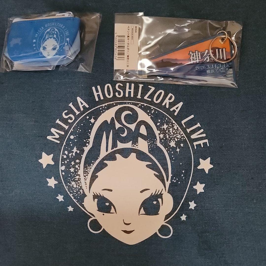MISIAの星空ライブ　フェイスタオル＆神奈川キーホルダ＆ミニポーチ＆ショッパー