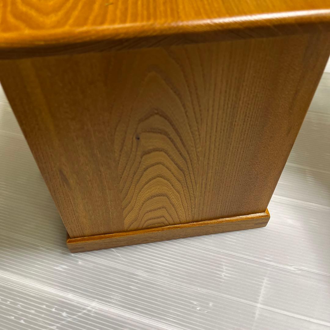 木箱　木の引き出し　　木の工芸品　くさ忠　貝入鉄仙　ニッ引出　TK-127