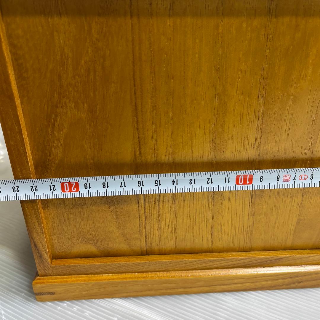 木箱　木の引き出し　　木の工芸品　くさ忠　貝入鉄仙　ニッ引出　TK-127