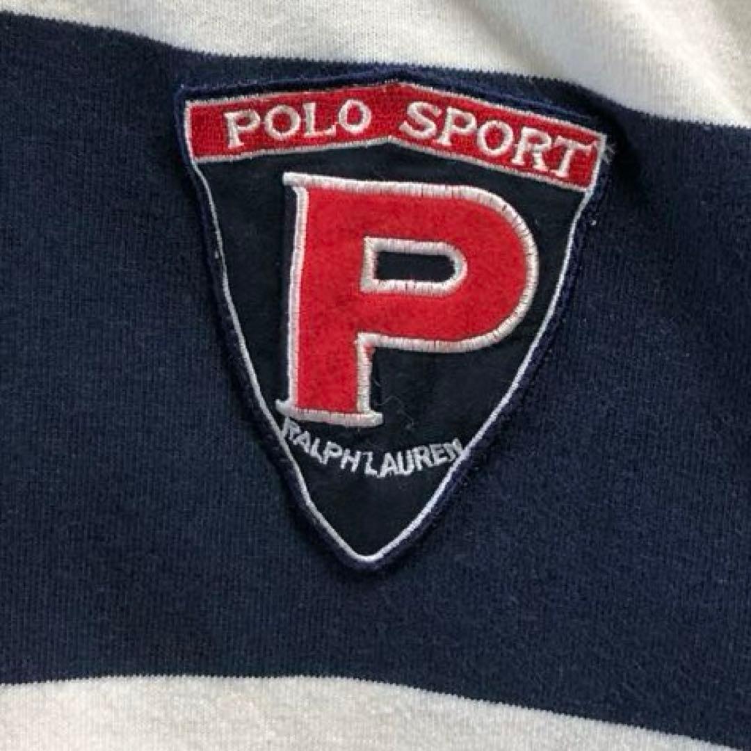 POLOSPORTRALPHLAURENポロスポーツ長袖ラガーシャツ刺繍ロゴ古着