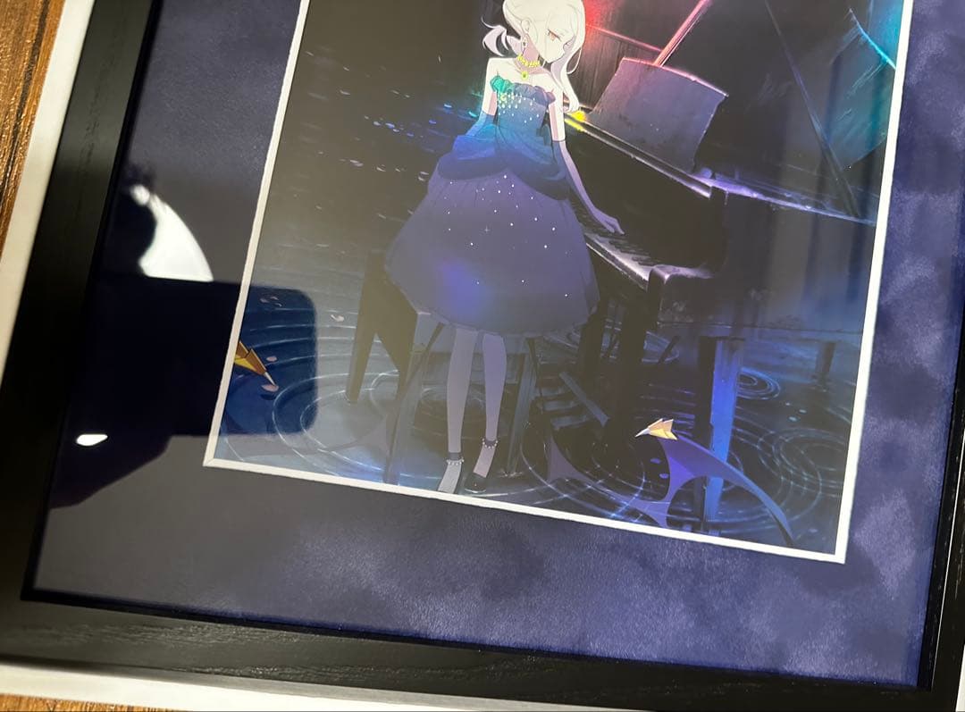 ブルーアーカイブ　ヒナ　額装イラスト 陽ひらく彼女たちの小夜曲　オーロラ加工