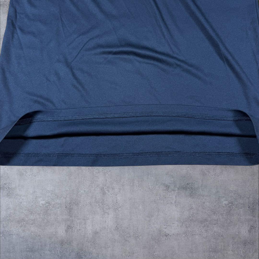 美品 CLUBHAUS クラブハウス ポロシャツ ストレッチ 速乾 ネイビー L