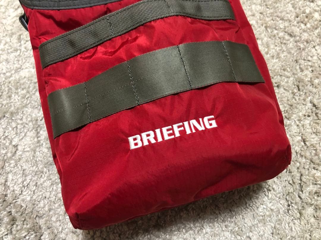 BRIEFING⚫︎ブリーフィングゴルフ⚫︎ラウンドカートクーラーバッグ赤灰