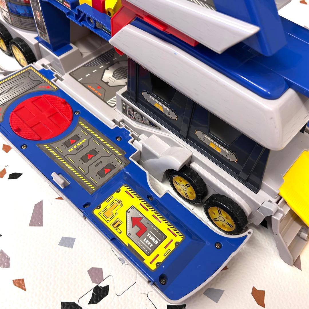 【新品電池交換済み】トミカ マグナムパトレーラー ハイパーブルーポリス おもちゃ